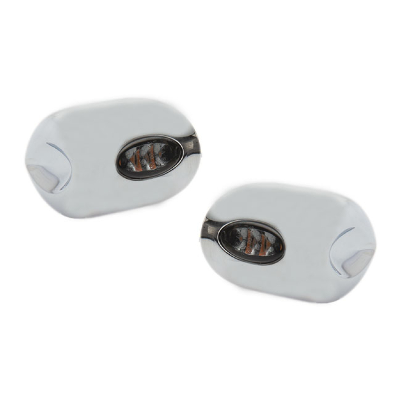 KODLIN, ELYPSE FRONT LED TURN SIGNALS. CHROME 599562