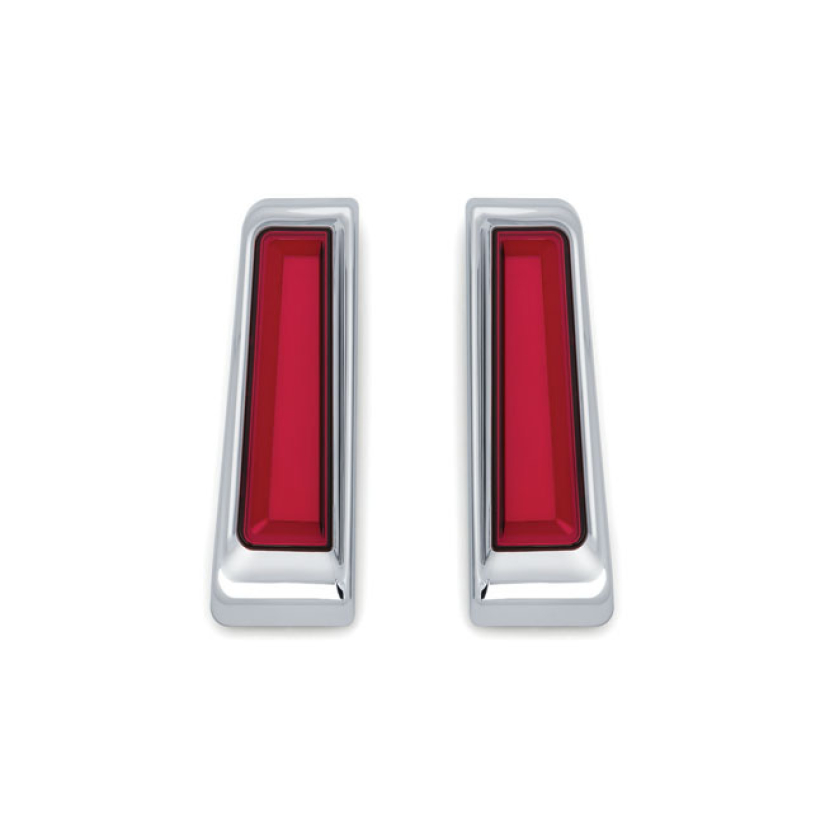 KURYAKYN, TRACER LED INSERTS FOR SADDLEBAG SUPPORTS. CHROME 599622