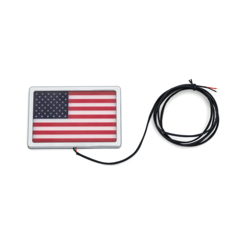 KURYAKYN, FREEDOM FLAG LED LIGHT KIT CHROME 599638