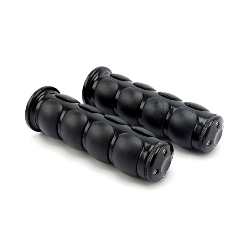 KURYAKYN, ISO-GRIPS GLOSS BLACK WITHOUT THROTTLE SLEEVE. STYLE MATCHED 8080603