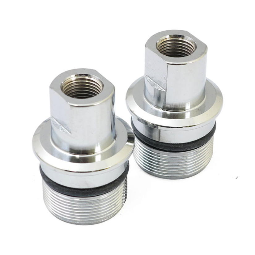 FORK TUBE PLUG, CHROME 900110