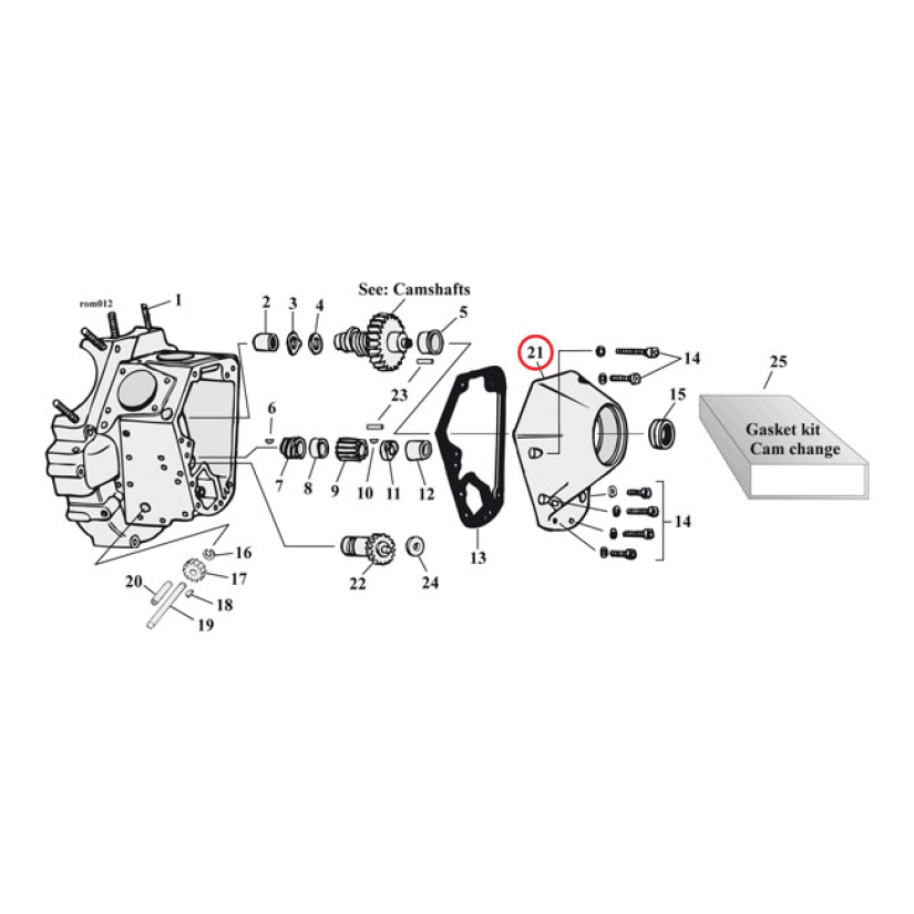 CAM COVER, POLISHED 900511
