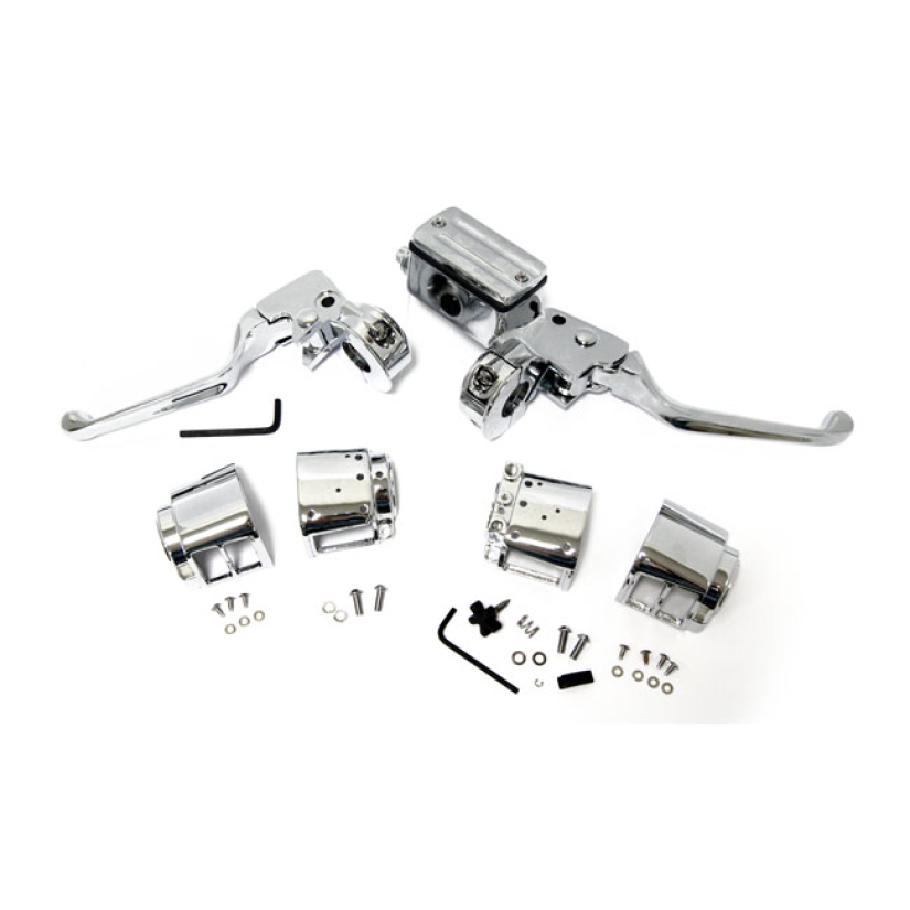 CHROME H.BAR CONTROL KIT, 5/8 INCH BORE 900530