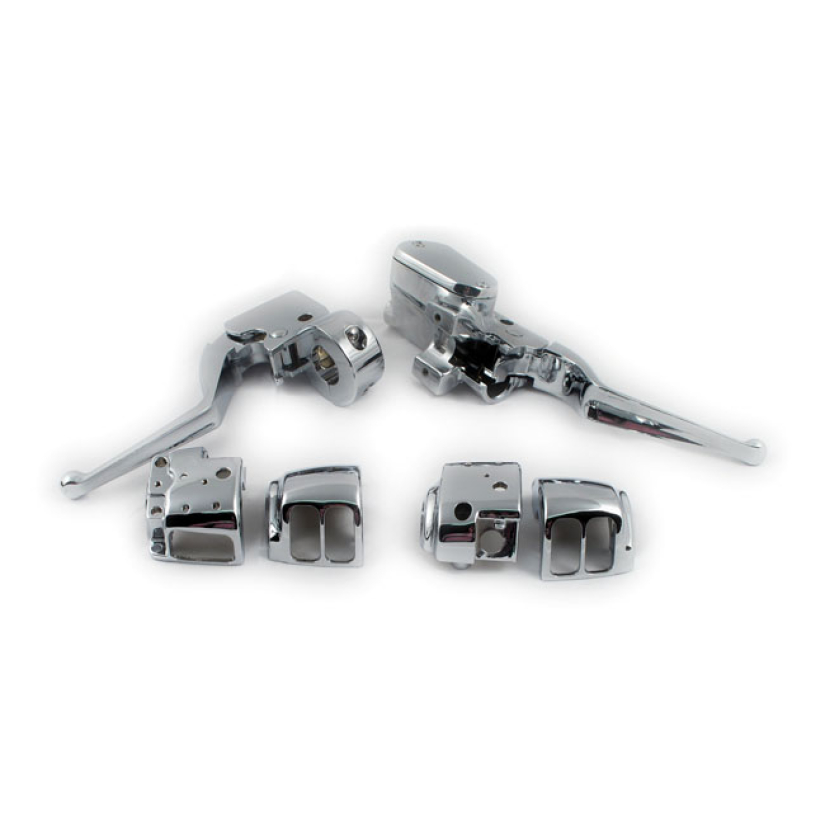 CHROME H/BAR CONTROL KIT, 9/16 INCH BORE 900534