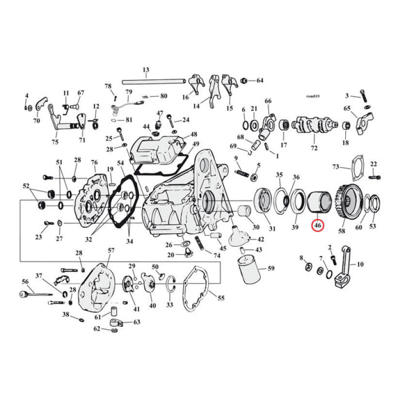 JIMS SPACER, TRANSMISSION PULLEY OEM REPLACEMENT REFERENCE 3334-85 85- 900601