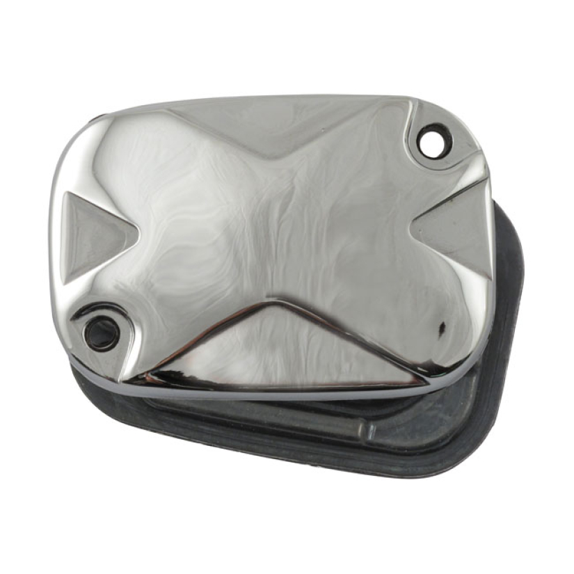 HANDLEBAR MASTER CYL COVER KIT EXX STYLE; CHROME; BRAKE 08-25 TOURING 900611