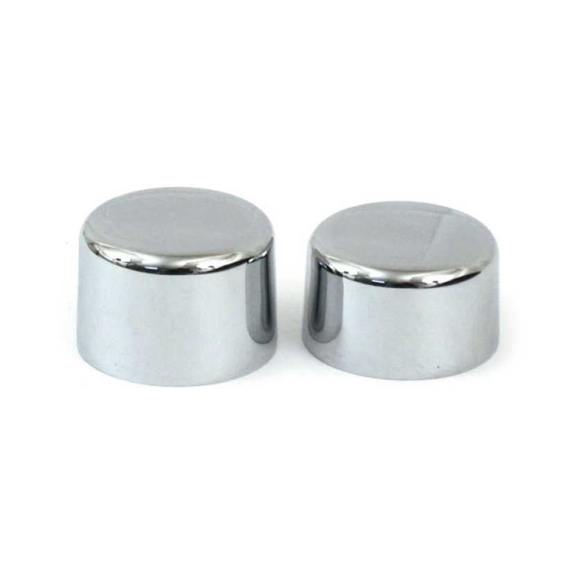ETUAKSELIN SUOJAT / COVERIT, FRONT AXLE CAPS, CHROMED 900620