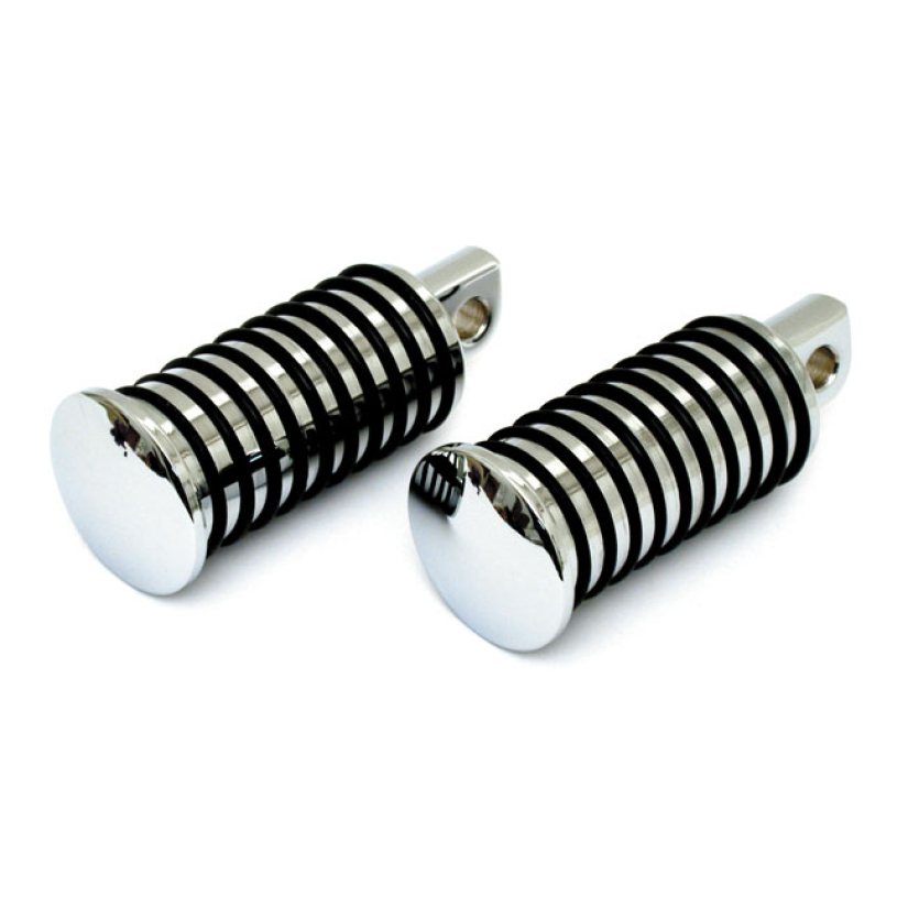 SUNDANCE O-RING FOOT PEGS. LARGE DIAMETER. H-D MALE MOUNT TRADITIONAL 900653