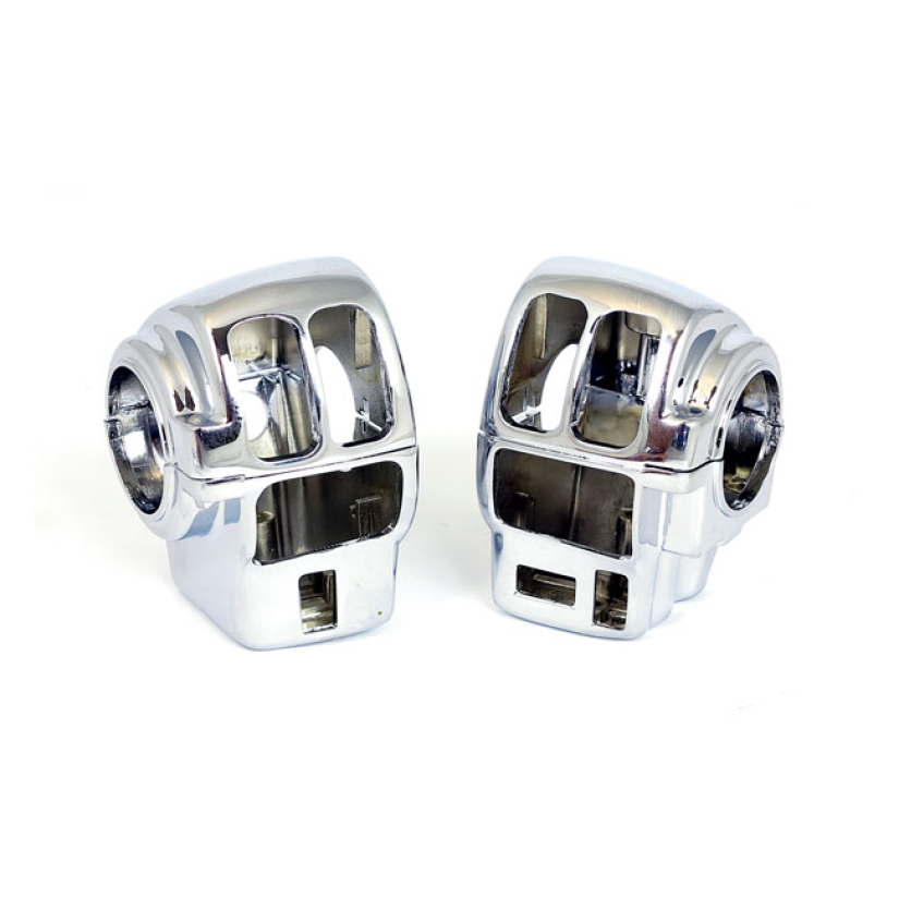 SWITCH HOUSING SET CHROME; MODELS WITH CRUISE CONTROL; RE-USE OEM SWIT 900779
