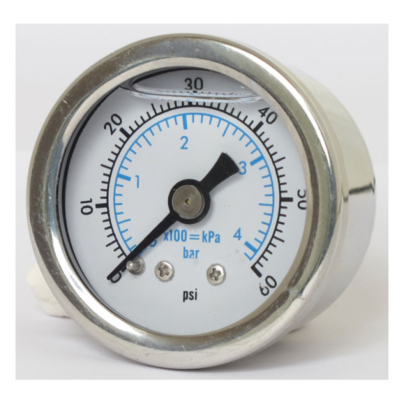 MARSHALL OIL PRESSURE GAUGE 0-60 PSI 900833