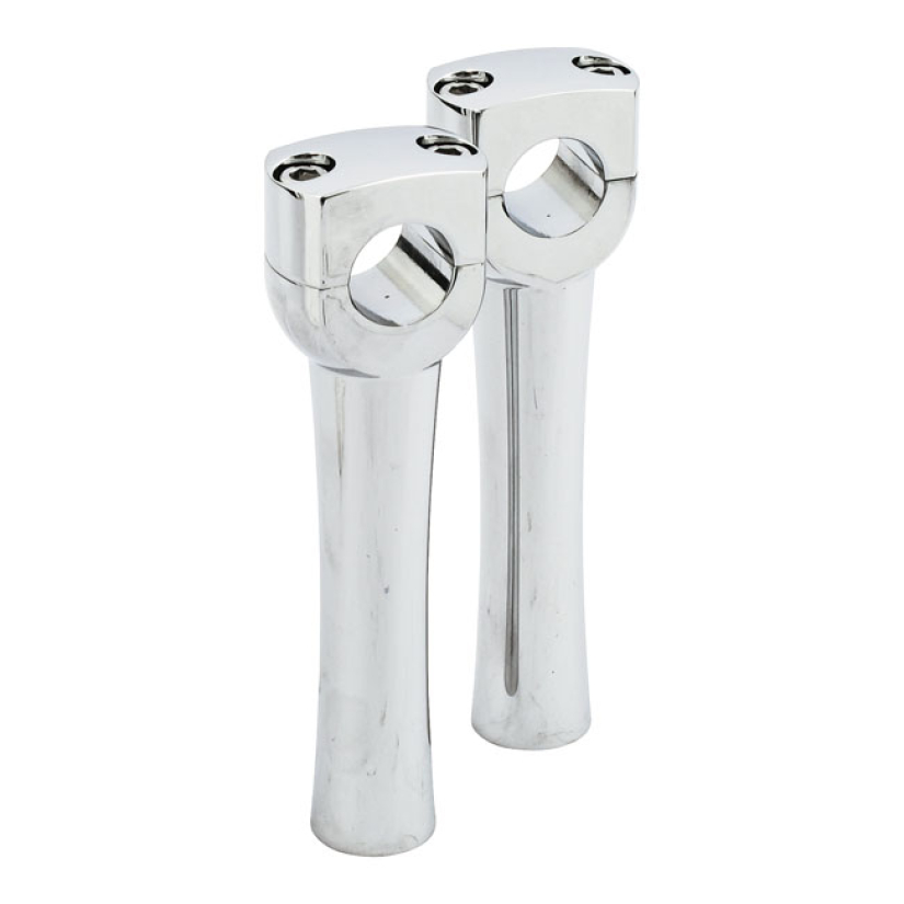 DIGHTON 6" DOMED RISERS. CHROME CHROME. ALUMINUM LIGHTWEIGHT FOR 1" HA 900854
