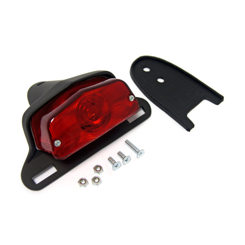 LUCAS TAILLIGHT ASSEMBLY. WITH BRACKET. BLACK ''- WITH BLACK DIE-CAST 901158