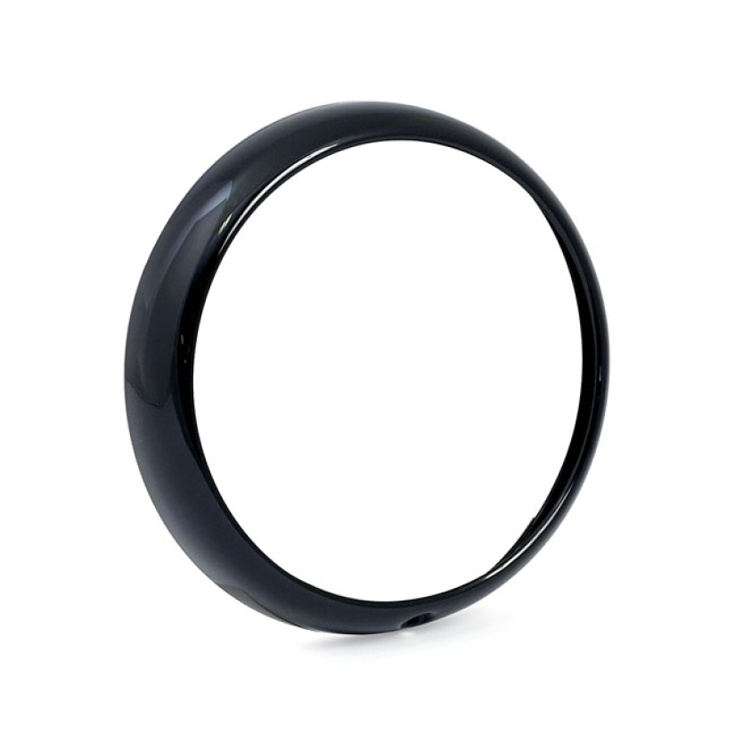 OUTER TRIM RING ASSEMBLY, FL HEADLAMP. GLOSS BLACK STOCK STYLE REPLACE 901192