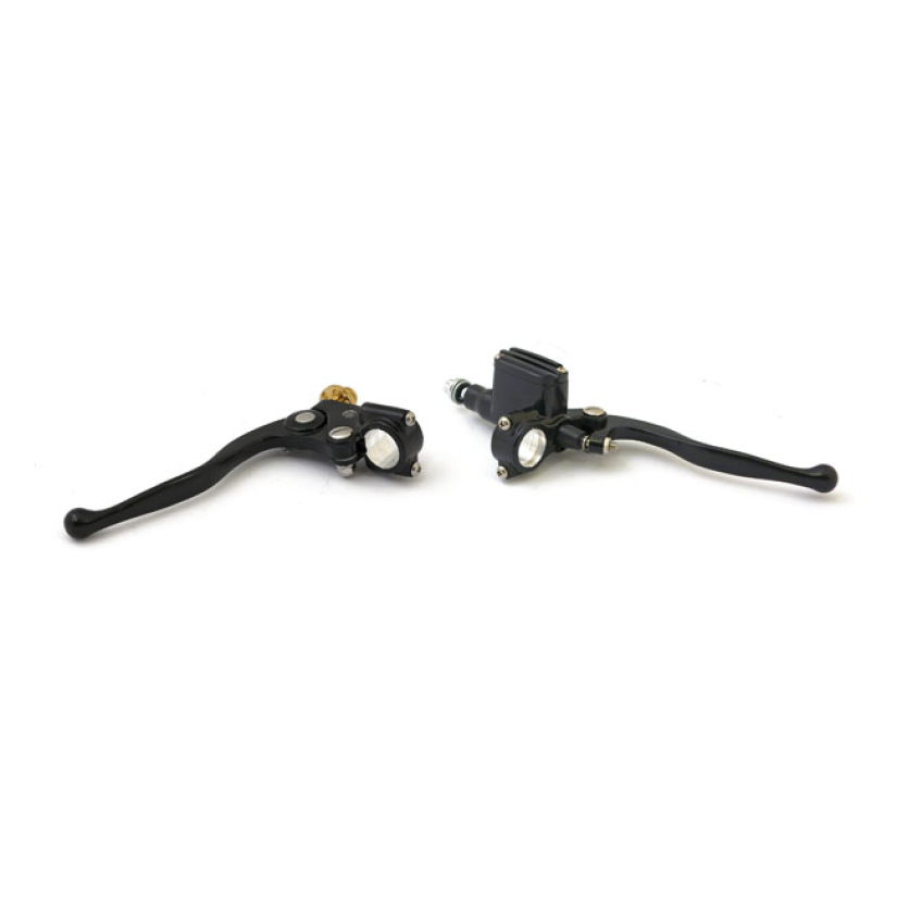 OLD SCHOOL HANDLEBAR CONTROL KIT BLACK; WITH 11/16" HYDR. BRAKE & MECH 901442