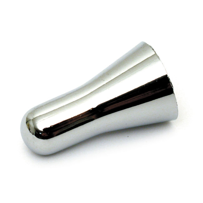 CHROME VALVE STEM CAP FITS WITH LARGE RUBBER STEM 901555