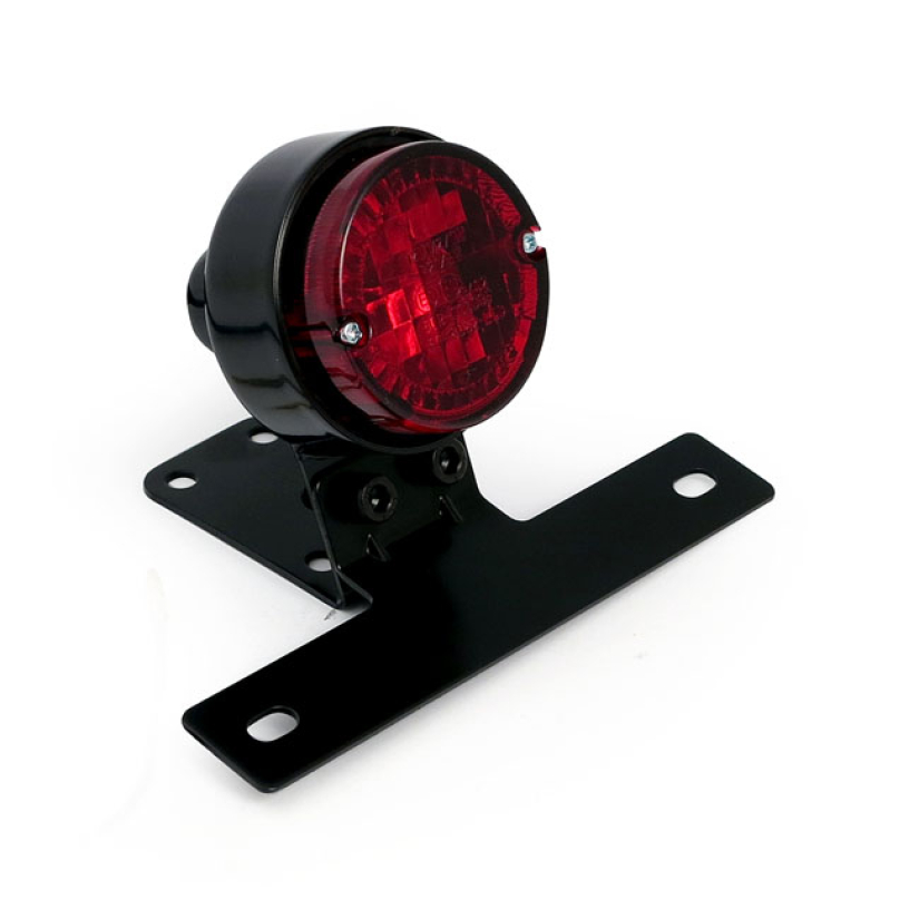 RUNAROUND TAILLIGHT. BLACK. WITH BRACKET BLACK; ECE APPROVED LENS; WIT 901564