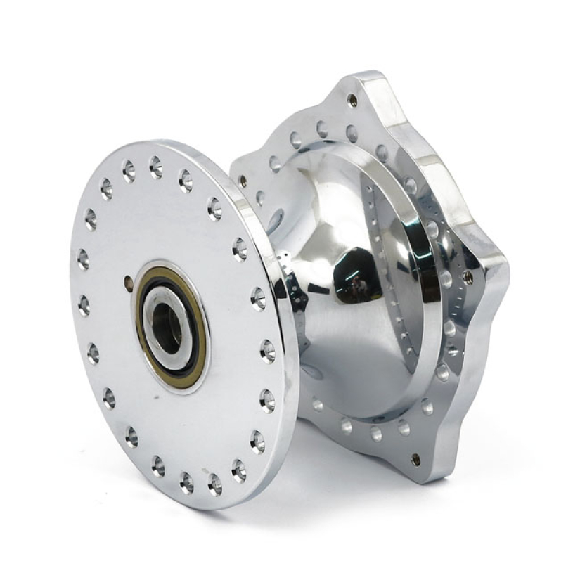 CHROME PLATED ALU HUB ASSY 74-77 XL SPORTSTER (NU) 901766
