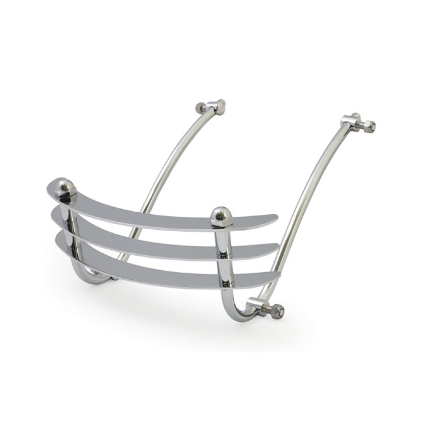 FRONT FENDER RAIL ''CHEESE GRATER''. CHROME REPRODUCTION OF AN OPTIONA 901782