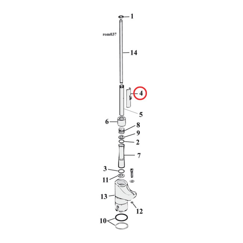 RETAINER, PUSHROD COVER 901837
