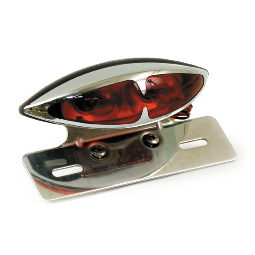 L.A. TAILLIGHT KIT. DUAL BULB. LICENSE PLATE BRACKET. CHROME ''- WITH 901843