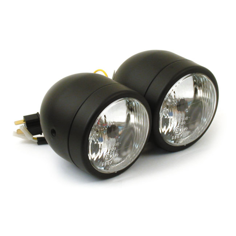4" DUAL HEADLAMP ASSEMBLY, BLACK 901861