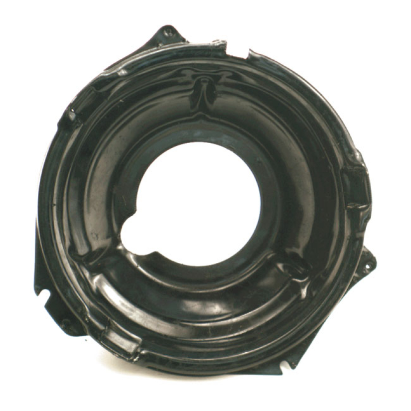 OUTER BUCKET, FL HEADLAMP MOUNT BLACK STEEL.  REPLACEMENT PART FOR USE 901865