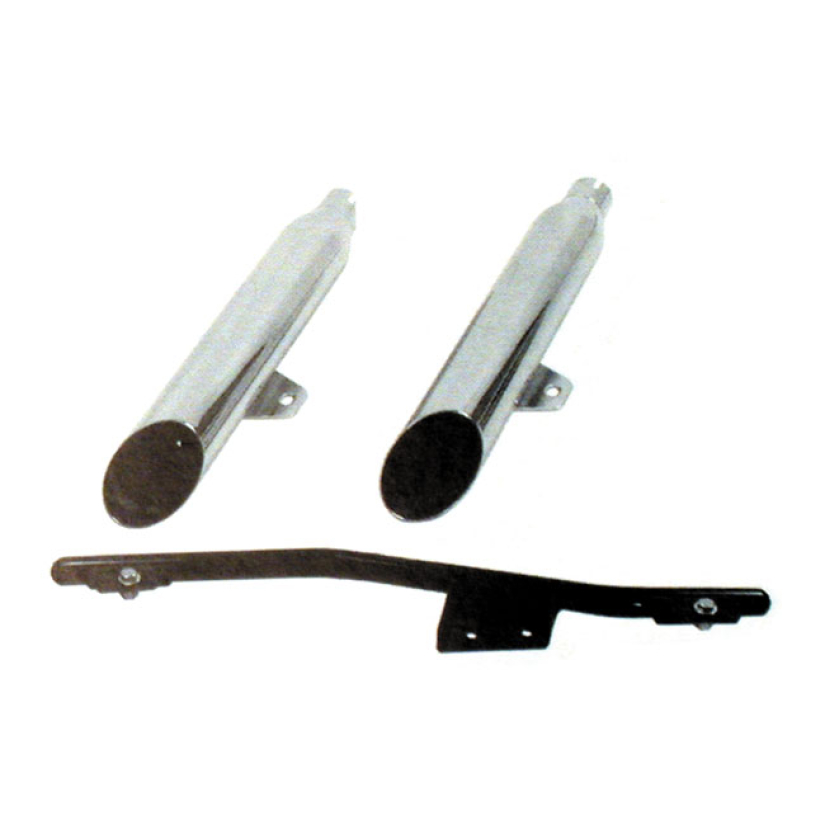 PAUGHCO REPL. MUFFLER KIT. SLASH CUT 902239