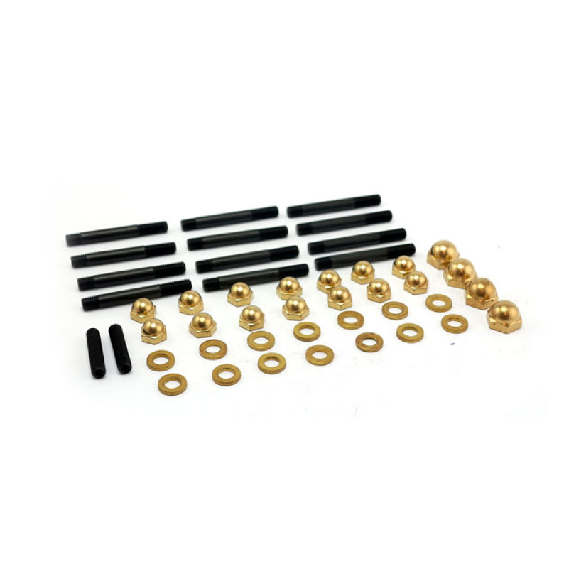 PAUGHCO, ''OLD STF.'' BRASS OIL LINE FITTING SET 902897