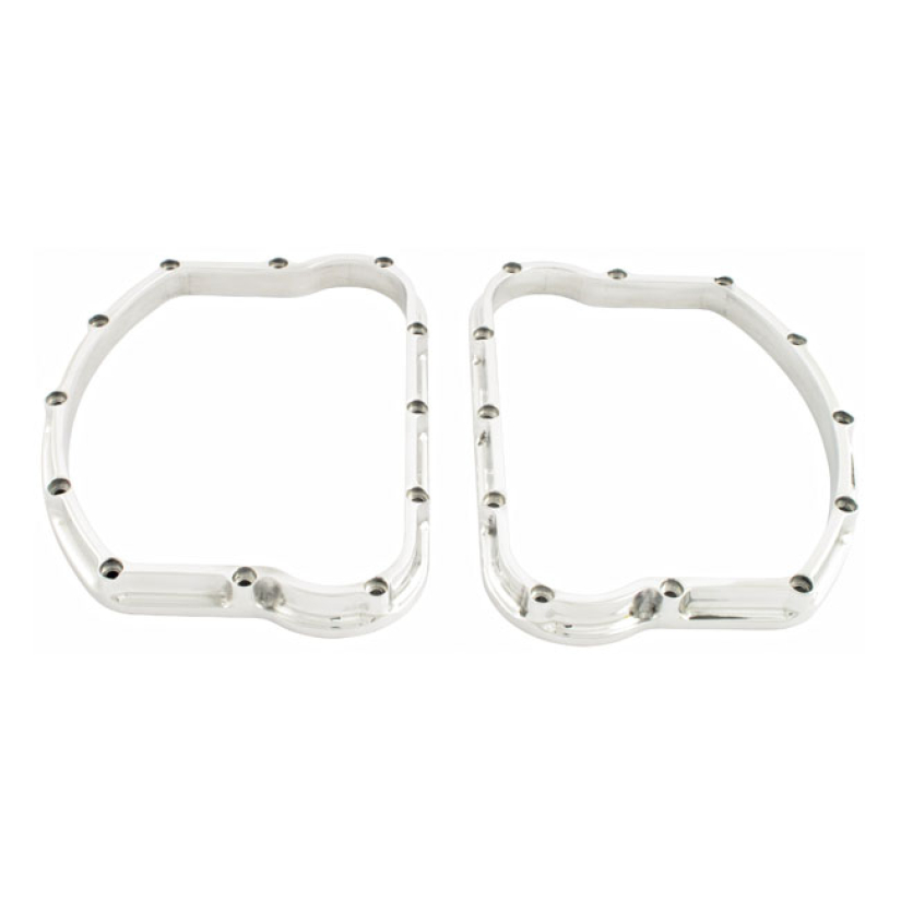 PAUGHCO, PANHEAD ''SCULPTED'' D-RINGS. POLISHED POLISHED. CNC MACHINED 902917