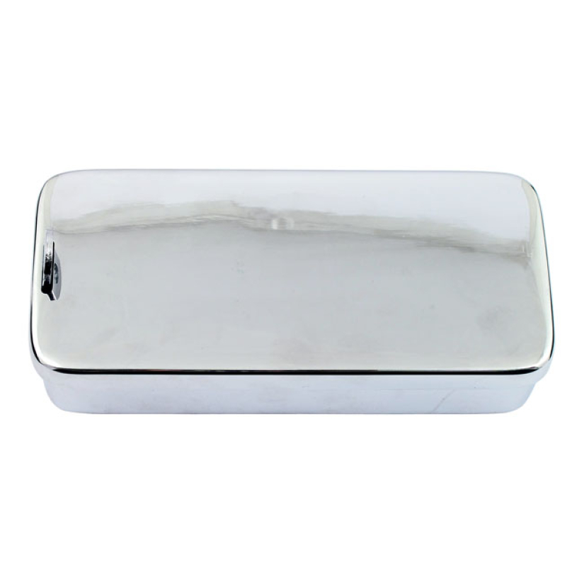 PAUGHCO, UNIVERSAL SQUARE TOOL BOX. CHROME INCLUDES FRAME HOSE CLAMPS. 902946