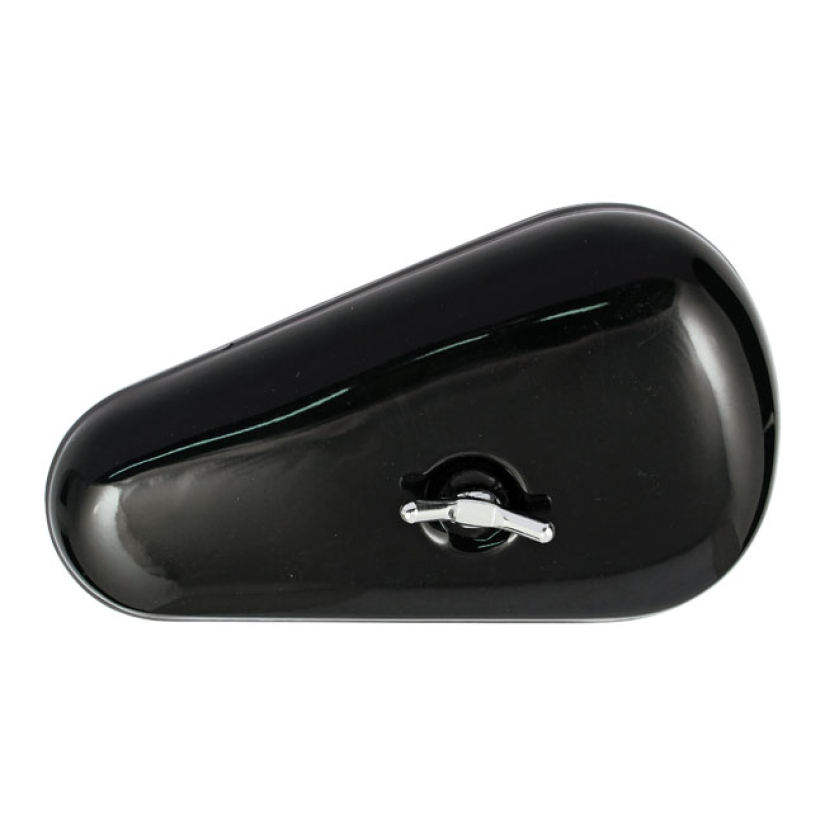 PAUGHCO, TEARDROP EARLY TOOL BOX SMOOTH. BLACK RIGHT SIDE. EARLY OEM S 902948