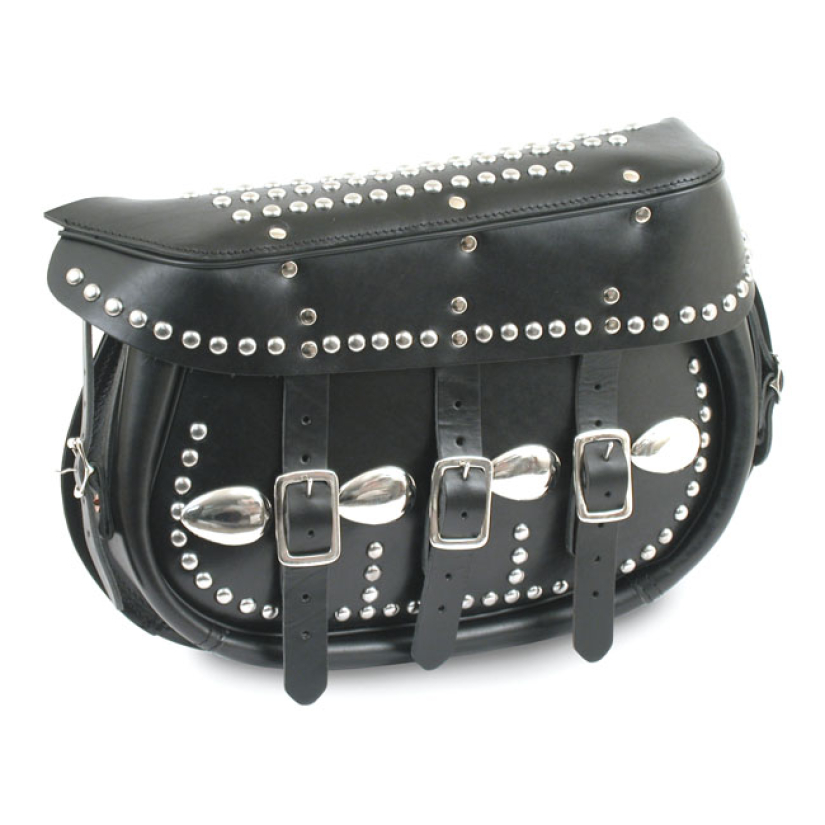 KING SOFTAIL SADDLEBAGS, BLACK 903027