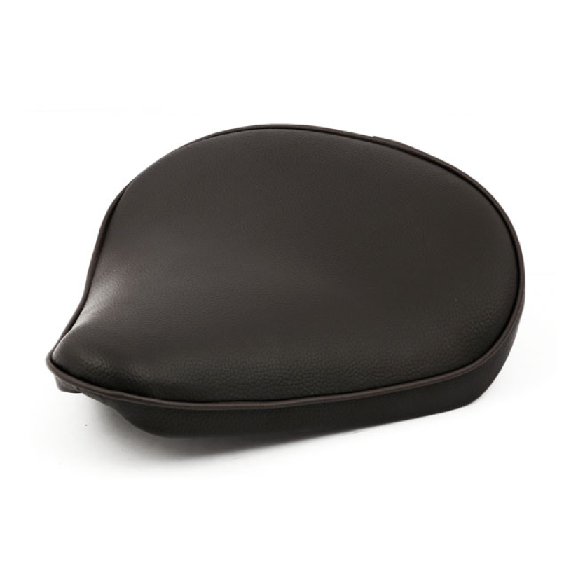 FITZZ, CUSTOM SOLO SEAT. BLACK FLAME. LARGE. 4CM THICK BLACK VINYL WIT 903271