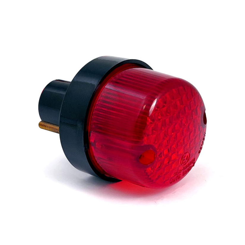 RETRO TAILLIGHT. BLACK ''- BLACK ABS HOUSING - WITH REGULAR BULB (INCA 903388