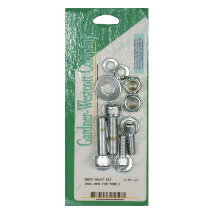GARDNER-WESTCOTT, FXR SHOCK MOUNT KIT. ALLENHEAD CHROME PLATED ALLENHE 904083