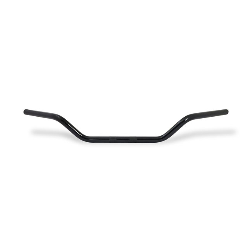 EARLY GLIDE STYLE HANDLEBAR 1" GLOSS BLACK GLOSS BLACK FINISHED STEEL. 904138