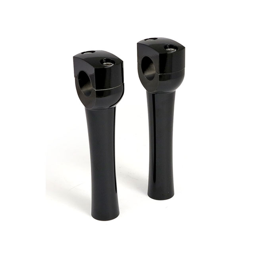 DIGHTON 6" DOMED RISERS. BLACK BLACK. ALUMINUM LIGHTWEIGHT FOR 1" HAND 904379
