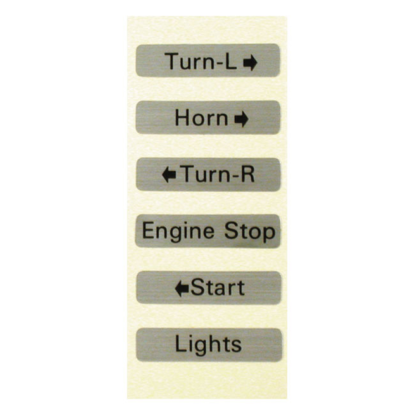 DECAL SET, SWITCH HOUSING 904705