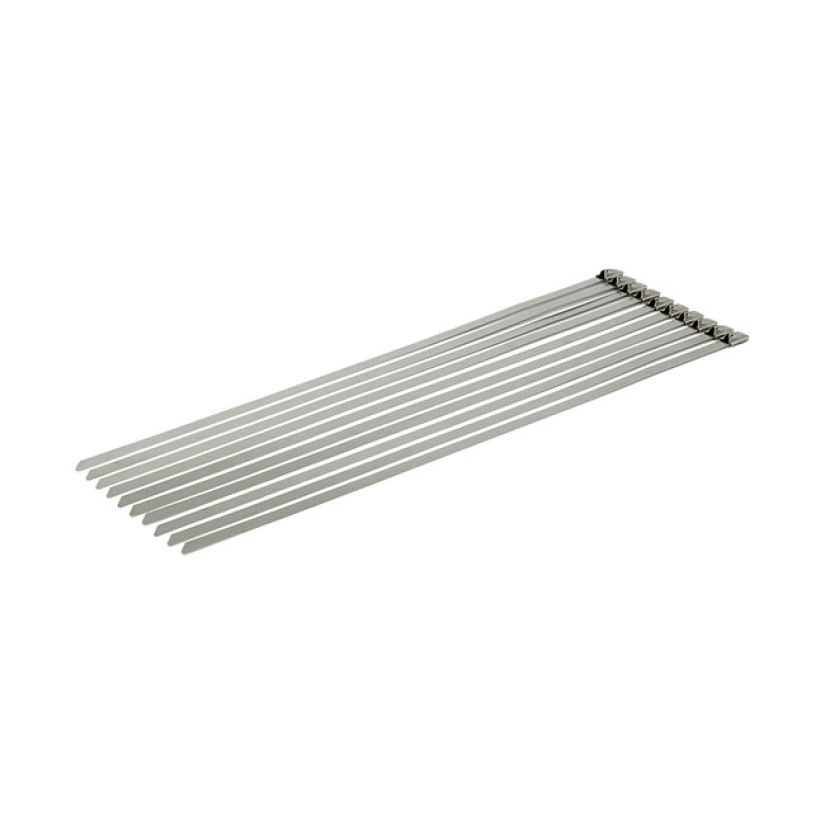 EXHAUST TIE WRAPS 14.25" LONG CLEAR STAINLESS 904743