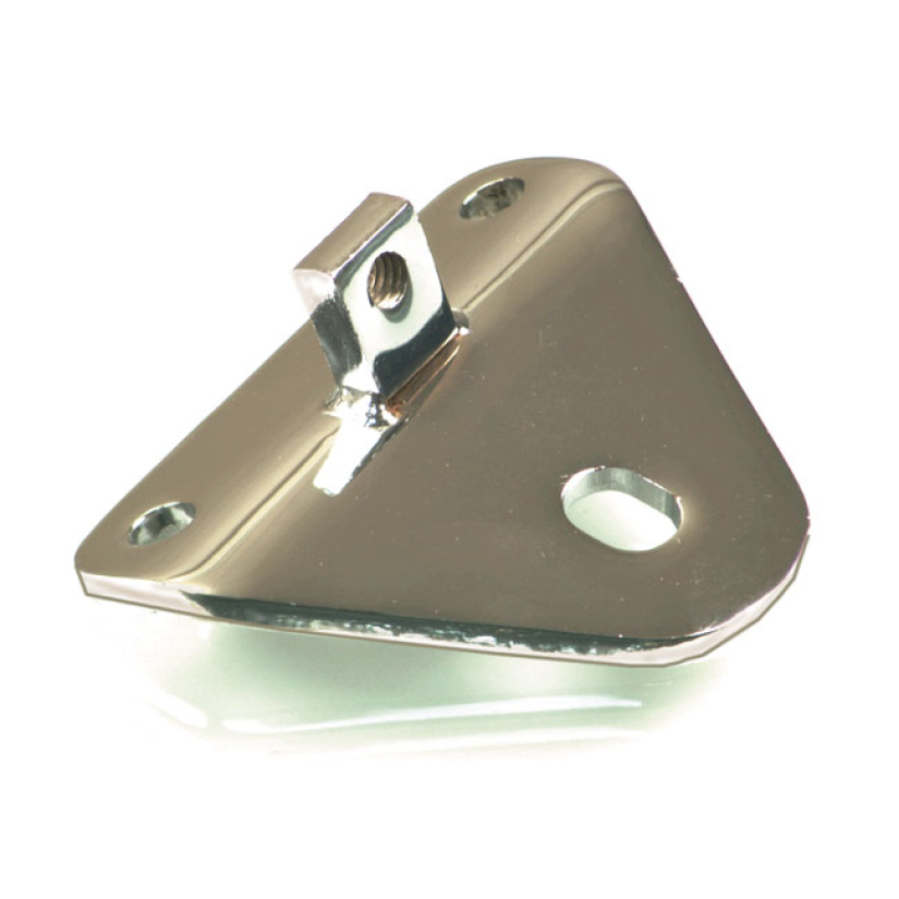 ENGINE MOUNT BRACKET, FRONT. CHROME FOR RUBBER MOUNT MODELS. OEM STYLE 904840