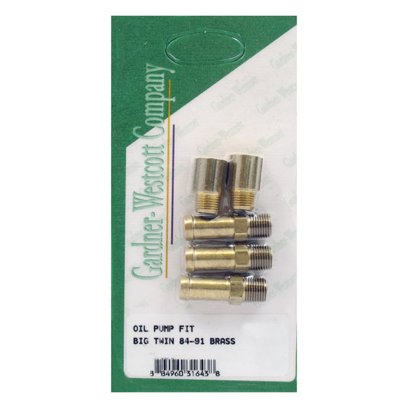 OIL PUMP & LINE FITTING SET BRASS 84-91 EVO (NU) 905308