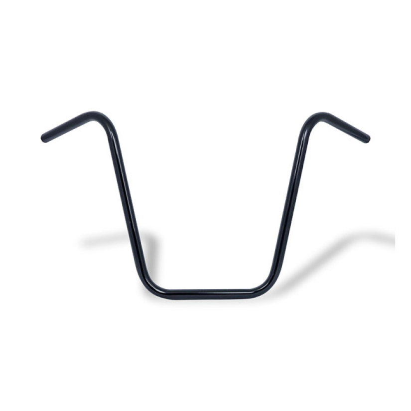 APEHANGER HANDLEBAR, 18" RISE, 1" BLACK BLACK FINISHED STEEL. NON-DIMP 905316