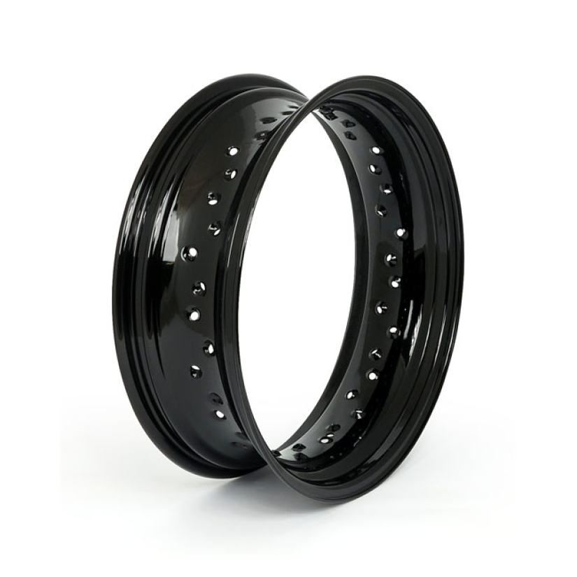 WHEEL RIM 5 X 16" BLACK; 40 HOLE; METAL CENTER VALVE 905381