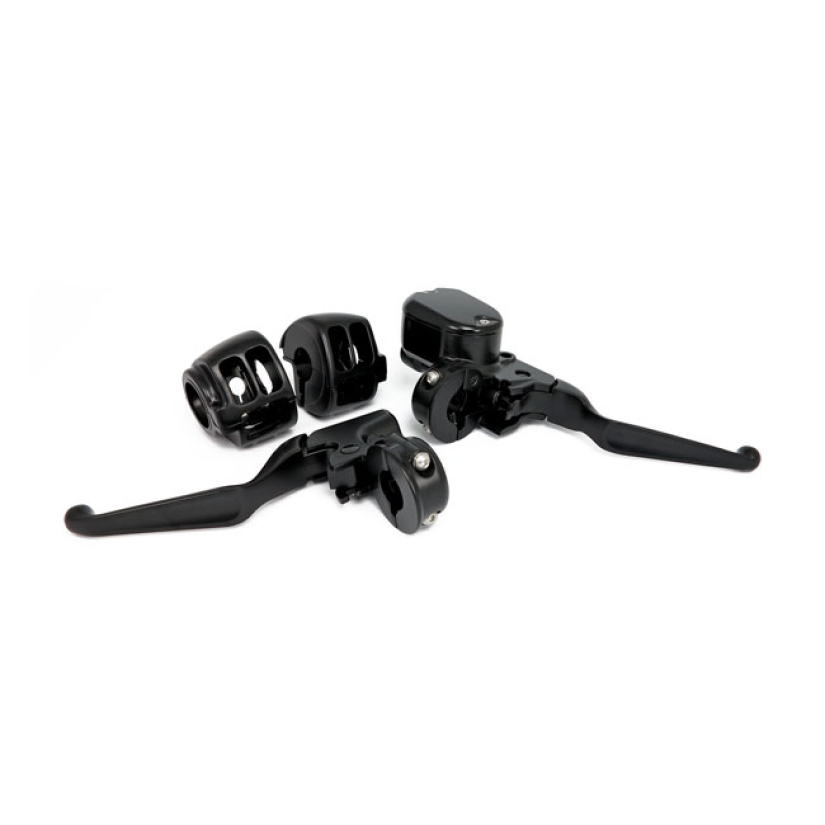 HANDLEBAR CONTROL KIT. BLACK BLACK OEM STYLE HANDLEBAR CONTROL KIT; 1/ 905431