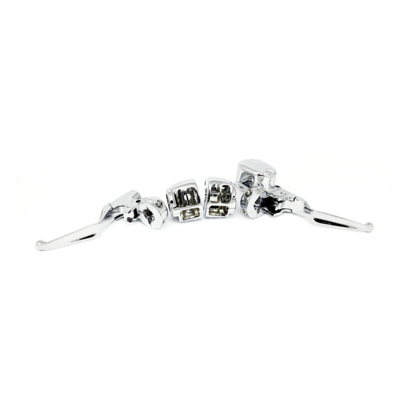 HANDLEBAR CONTROL KIT CHROME CHROME PLATED OEM STYLE HANDLEBAR CONTROL 905432