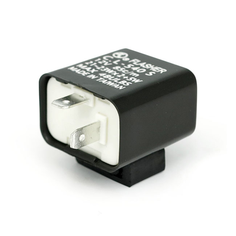 2 PIN TURN SIGNAL FLASHER RECTANGULAR, 12V 2-PIN UNIVERSAL TURN SIGNAL 905468