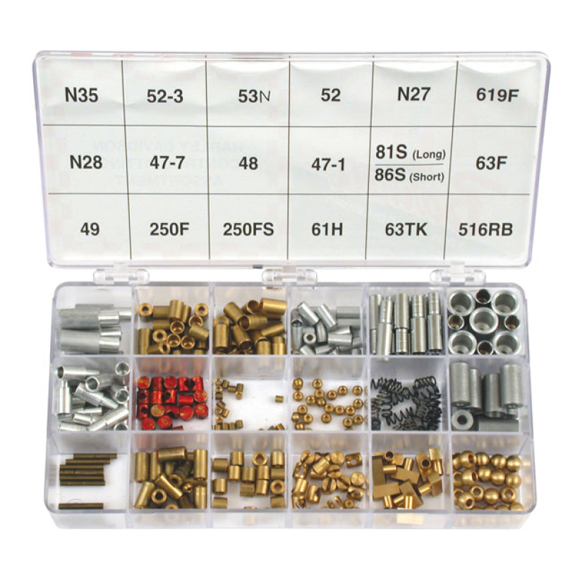 BARNETT, CONTROL FITTING ASSORTMENT BOX WITH FITTINGS; ENDS & FERRULES 905641
