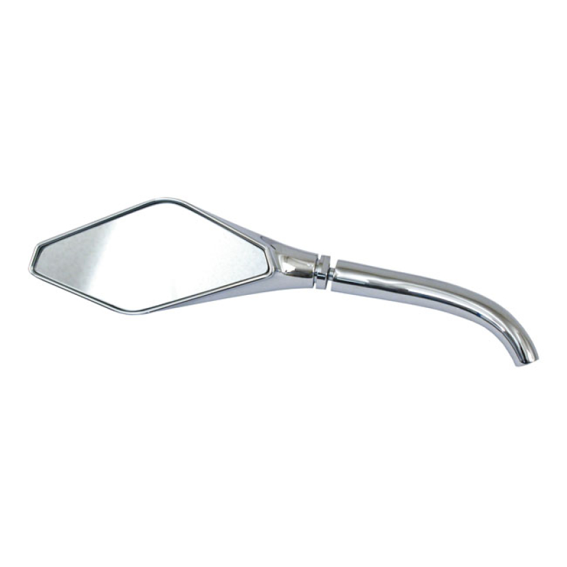 COBRA MIRROR, CHROME, LEFT  65-UP H-D 906166