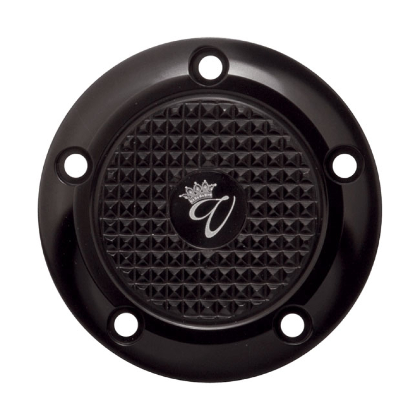 VITY''S DESIGN, DIAMOND POINT COVER. BLACK GLOSS BLACK ANODIZED FINISH 906289
