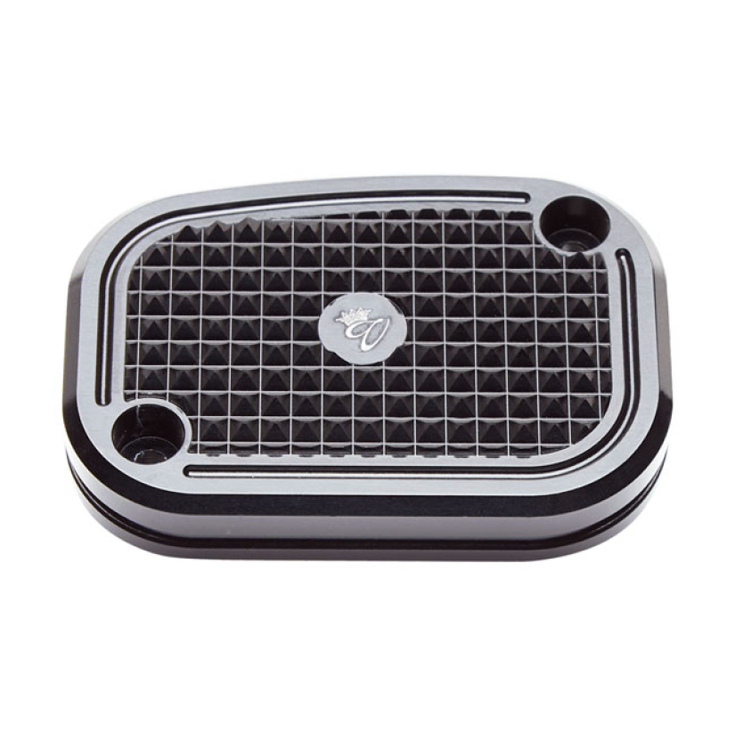 VITY''S DESIGN, DIAMOND HANDLEBAR MASTER CYLINDER COVER. BLCK BRAKE SI 906296